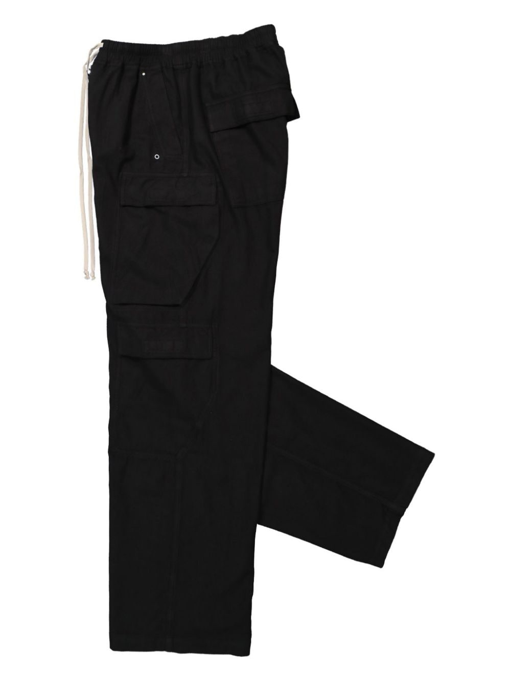 drawstring wide-leg trousers - 3