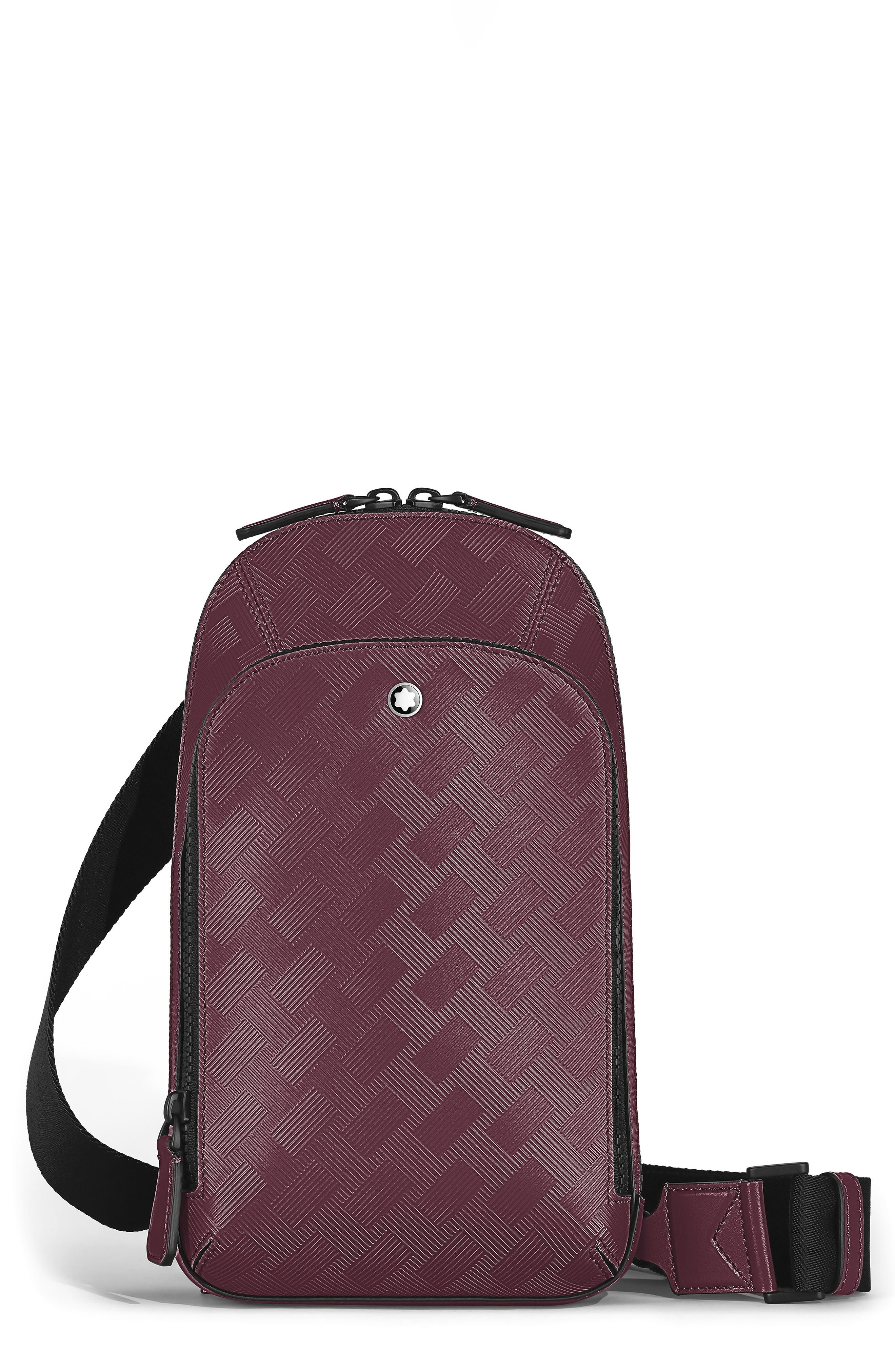Montblanc Extreme 3.0 Leather Sling Bag in Dark Red at Nordstrom - 1