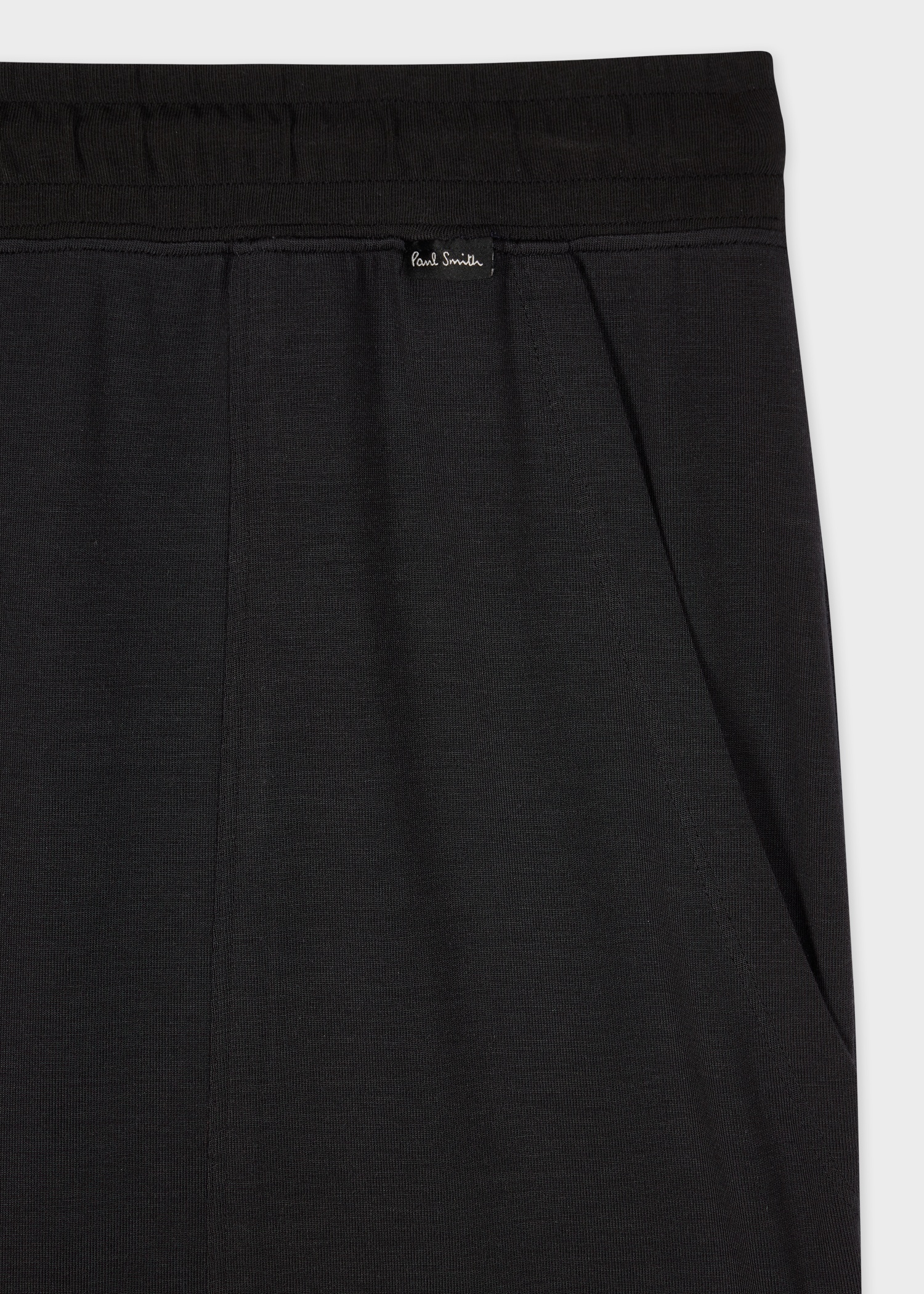 Black Modal-Blend Lounge Pants - 2