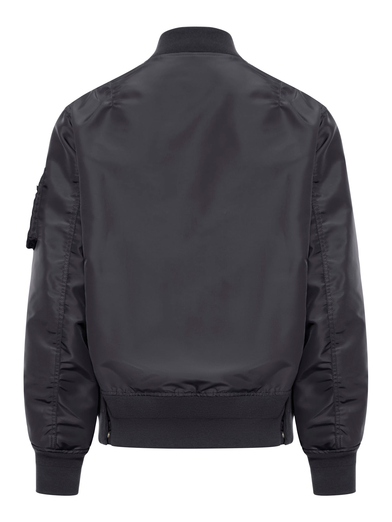 NYLON TWILL BOMBER JACKET - 2