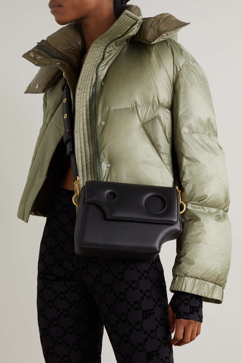 Burrow 24 cutout leather shoulder bag 6