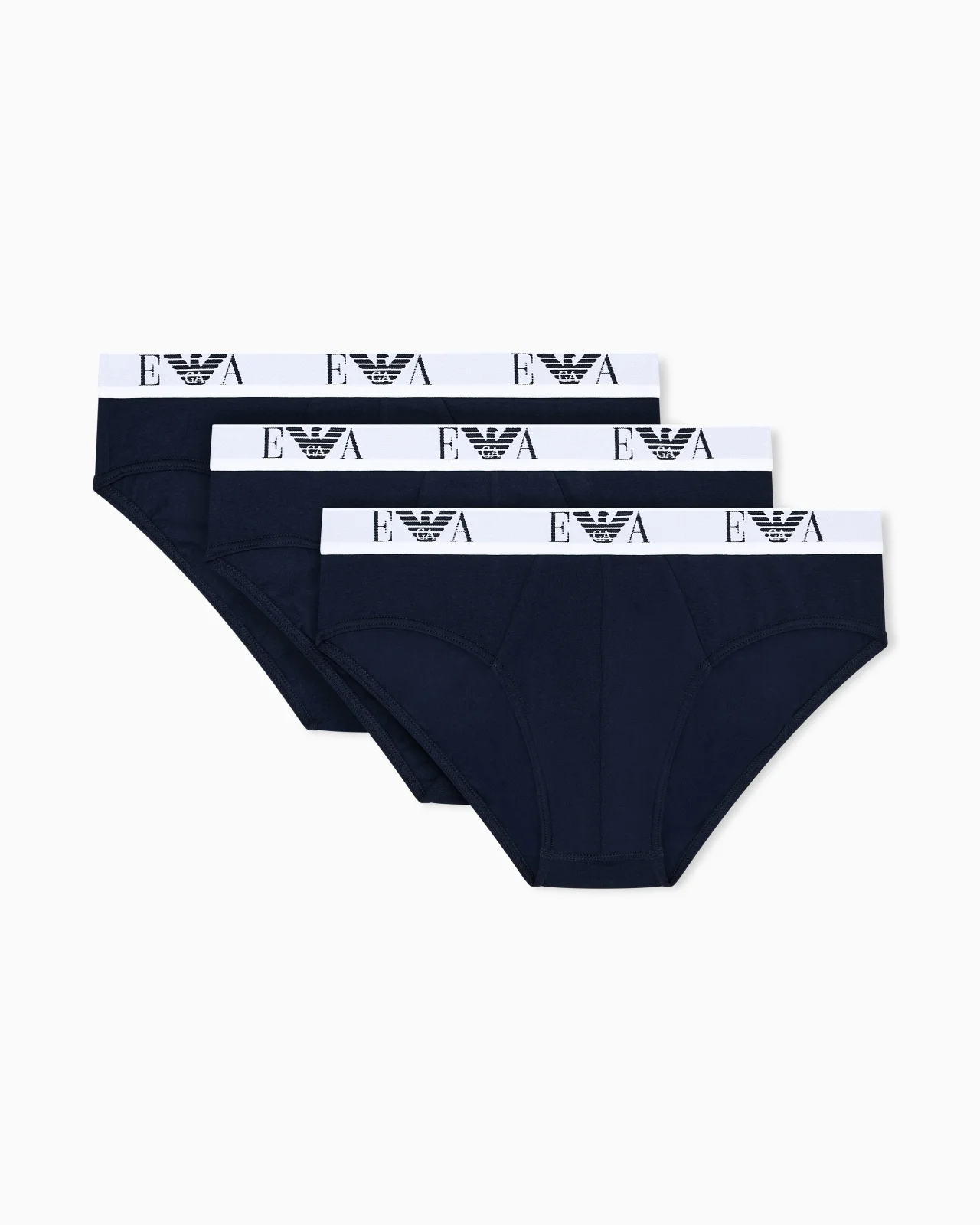 STRETCH JERSEY BRIEFS IN A COTTON 3-PACK ESSENTIAL - 1