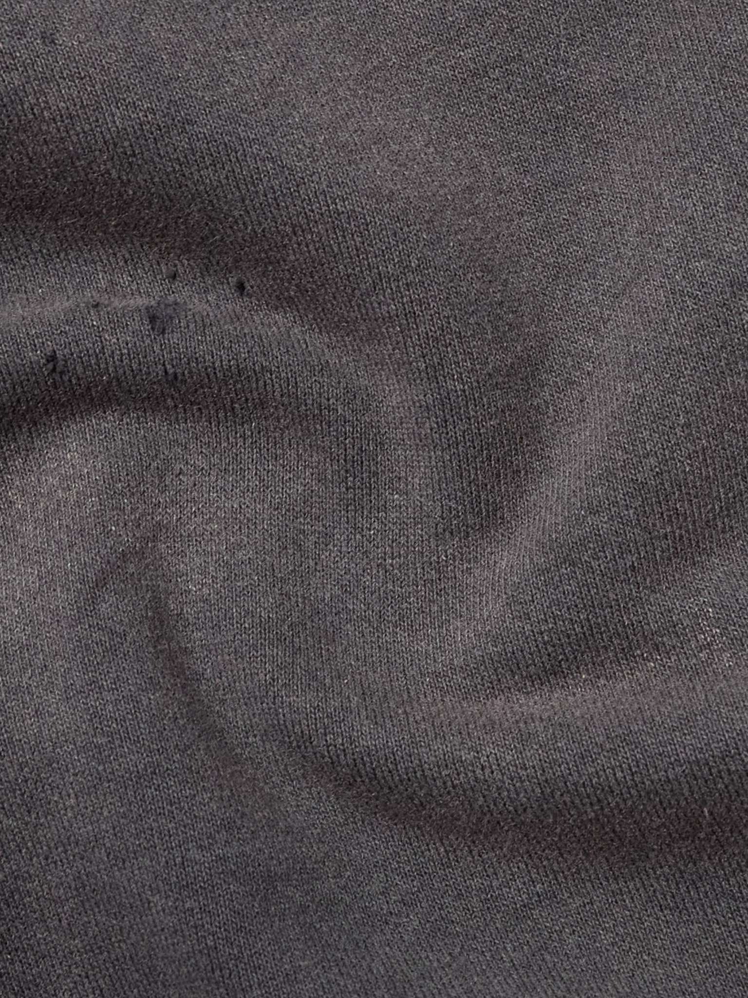 Distressed Printed Cotton-Jersey Sweatshirt - 5