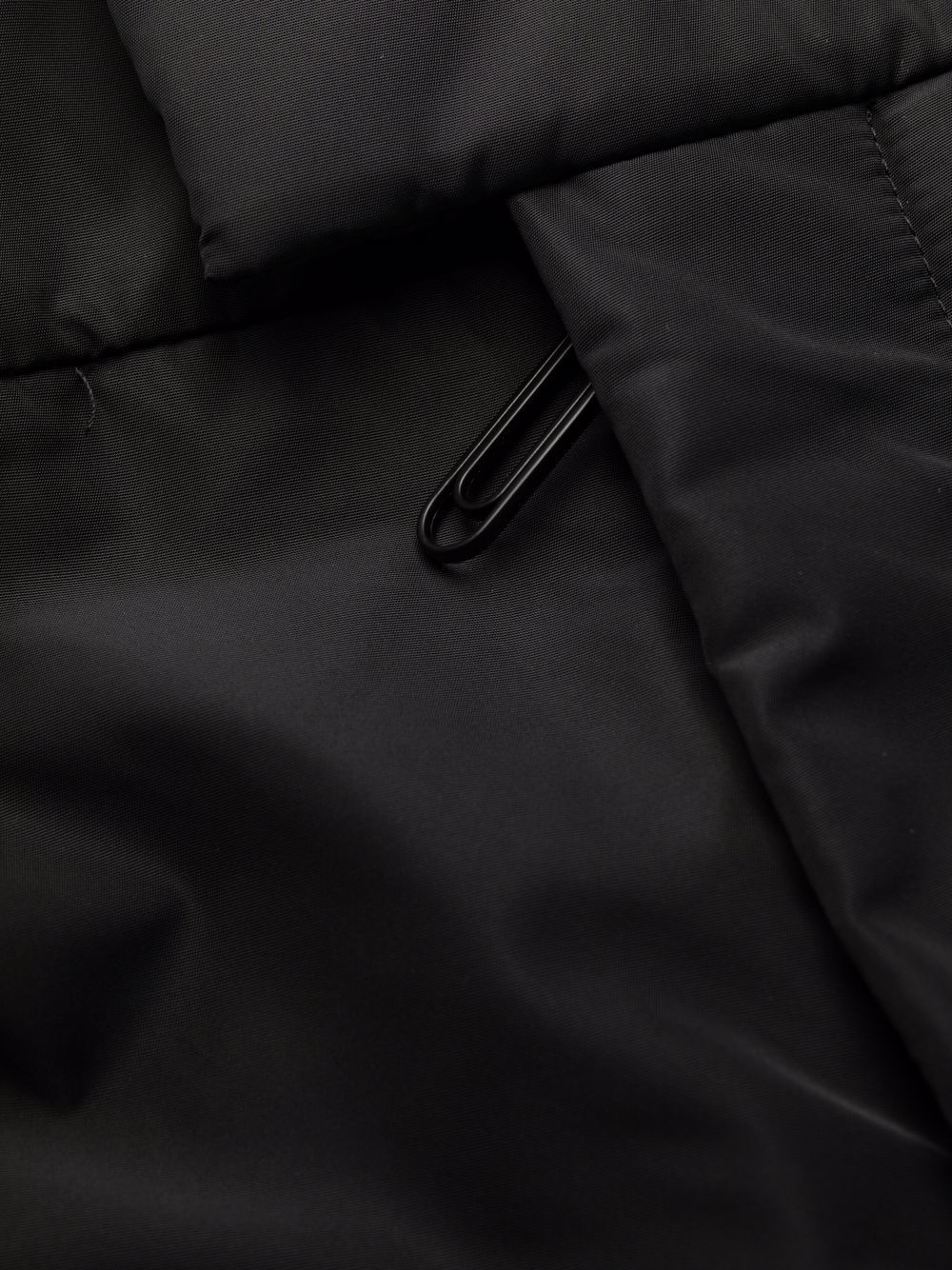 padded straight-leg trousers - 7