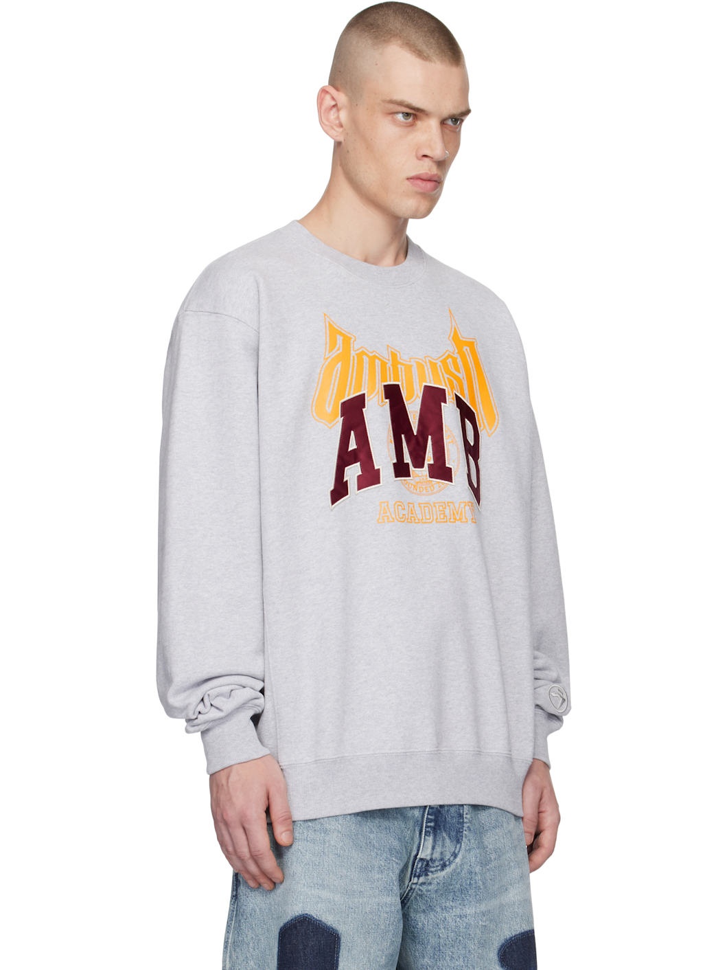 Gray Graphic Sweatshirt - 2
