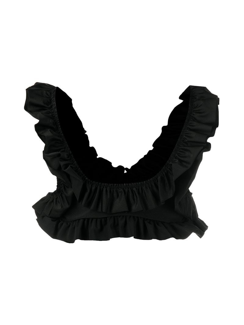 ruffled-detail bikini top - 2