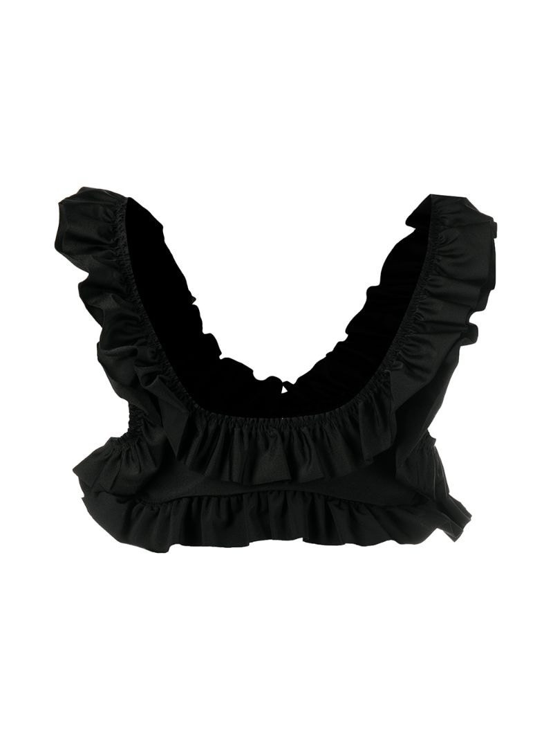 Alexander Wang ruffled-detail bikini top outlook
