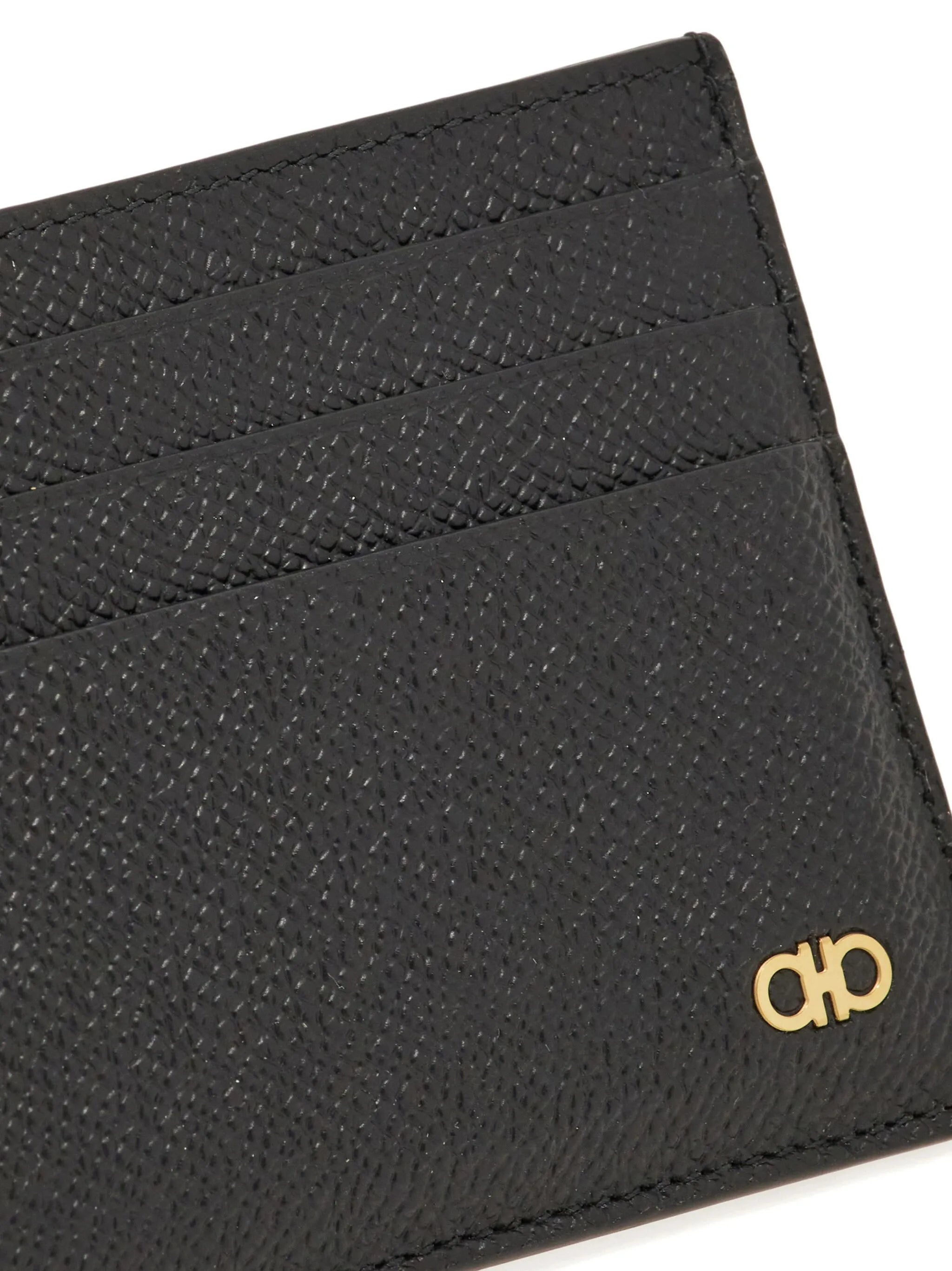 Gancini Leather Card Holder - 2