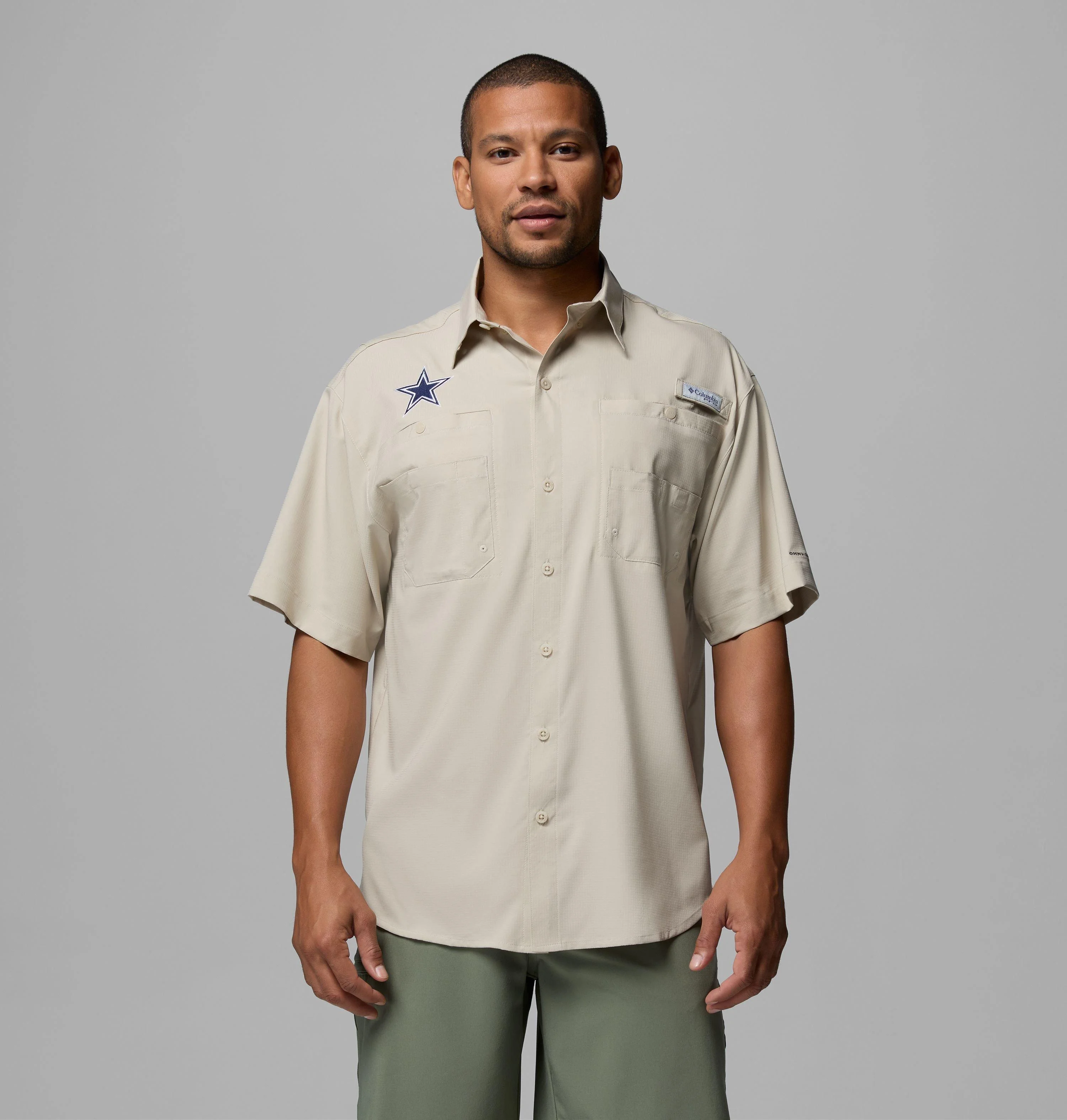Men's PFG Tamiami Short Sleeve Shirt - Dallas Cowboys - 1