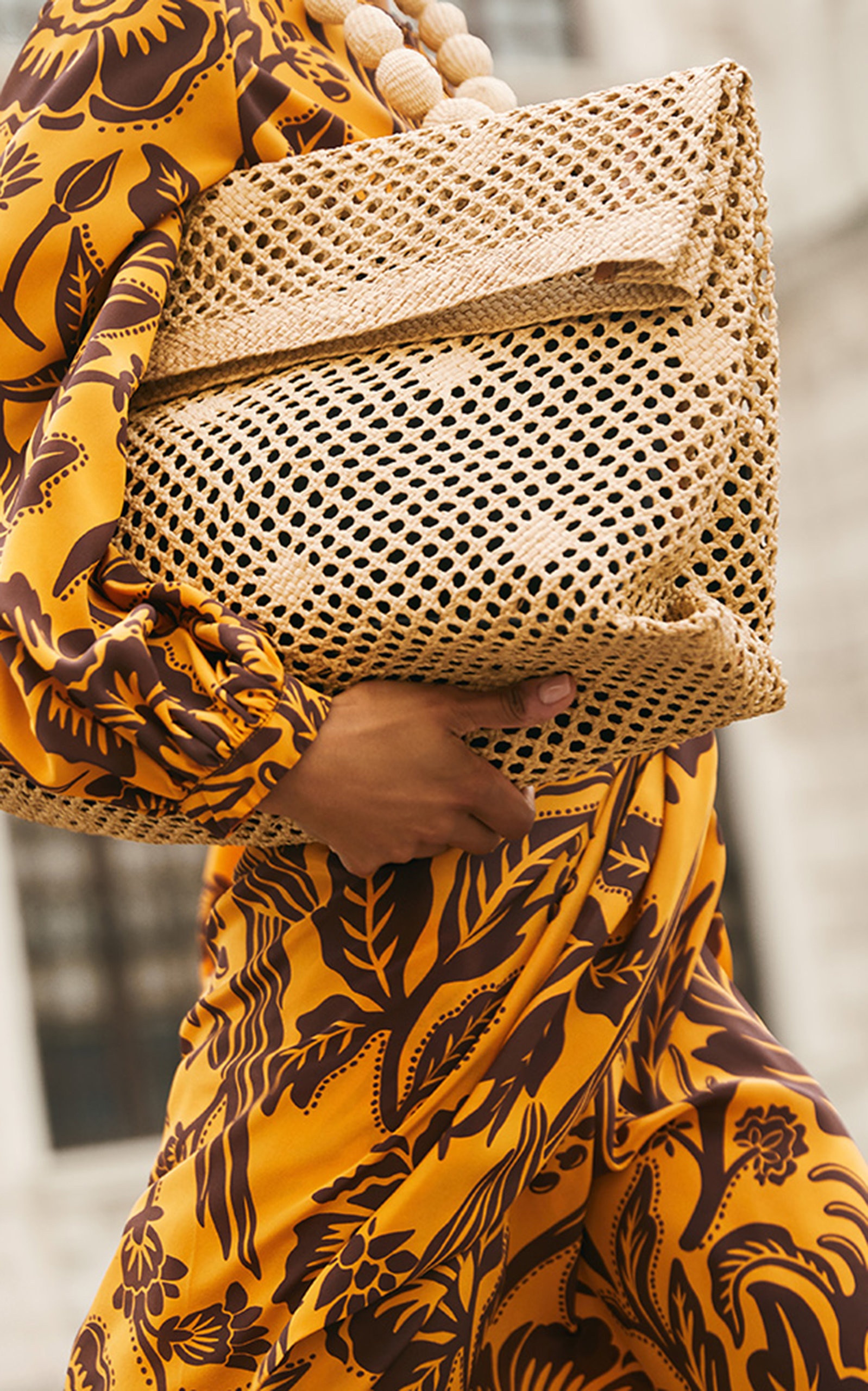 Bay Of Bengal Iraca Oversized Clutch neutral - 5