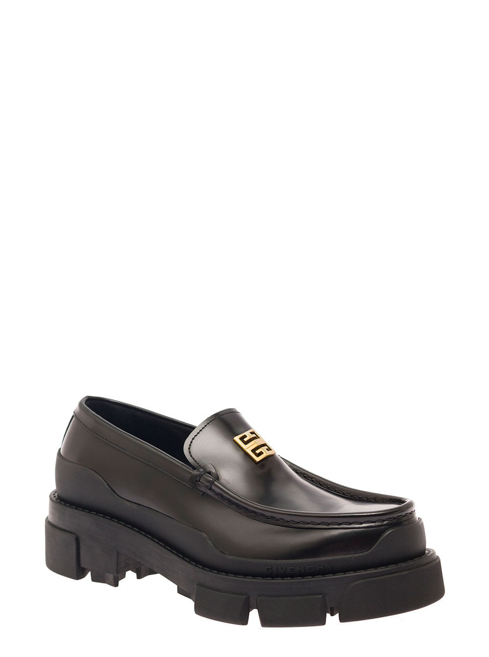 Givenchy Women 'Terra' Black Loafers With 4G Logo In Leather Woman - 2