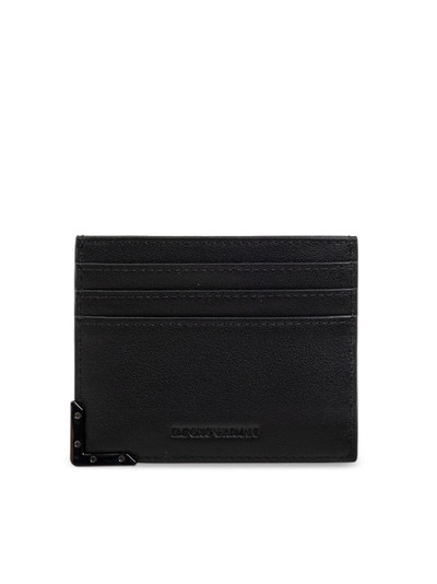 EMPORIO ARMANI logo-plaque cardholder outlook