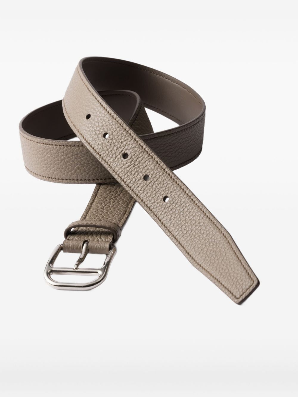 pebbled-leather belt - 2