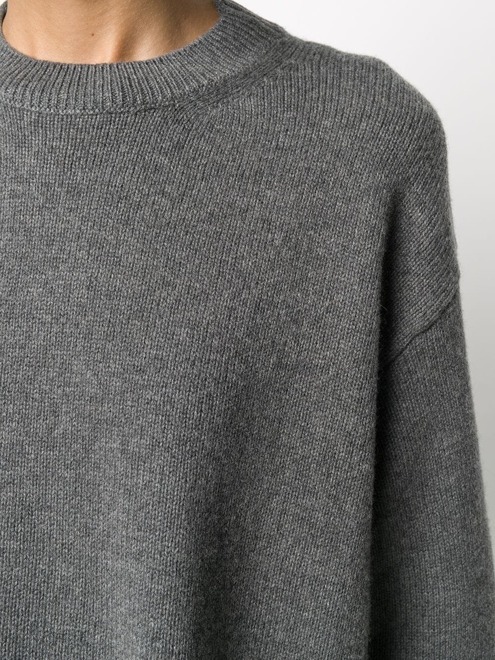 relaxed-fit crew neck jumper - 5