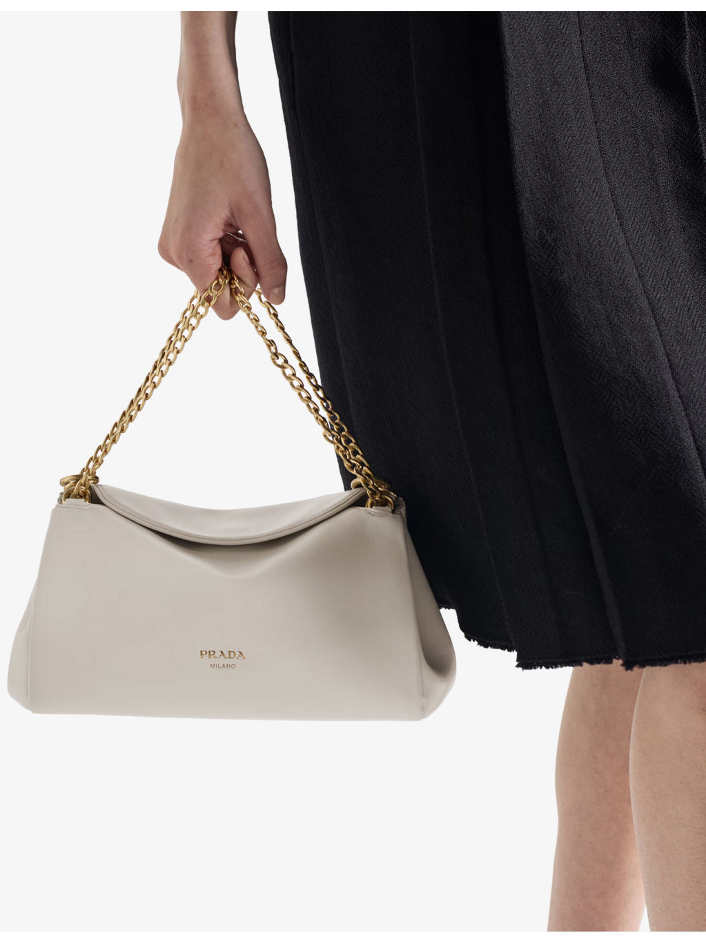 Tumulte Branded Leather Shoulder Bag - 4