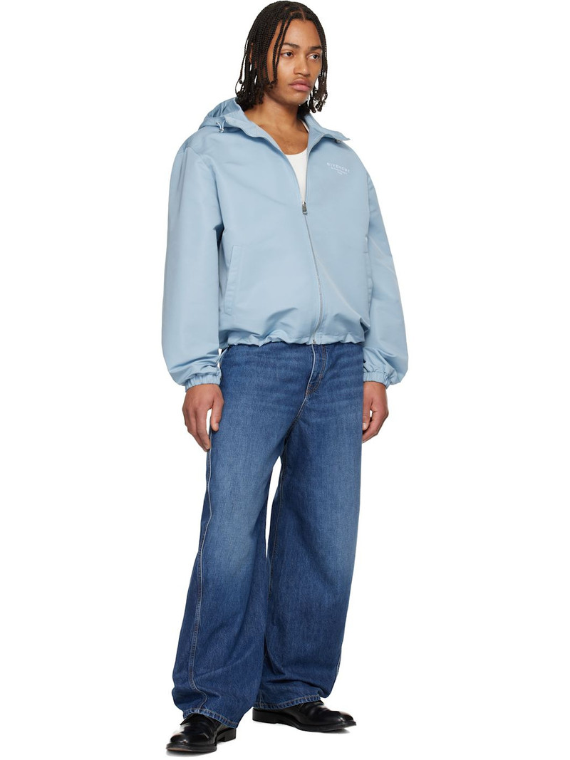 Givenchy Blue Denim Couture Seam Washed Jeans outlook