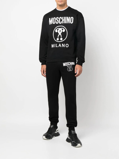 Moschino logo-print detail sweatshirt outlook