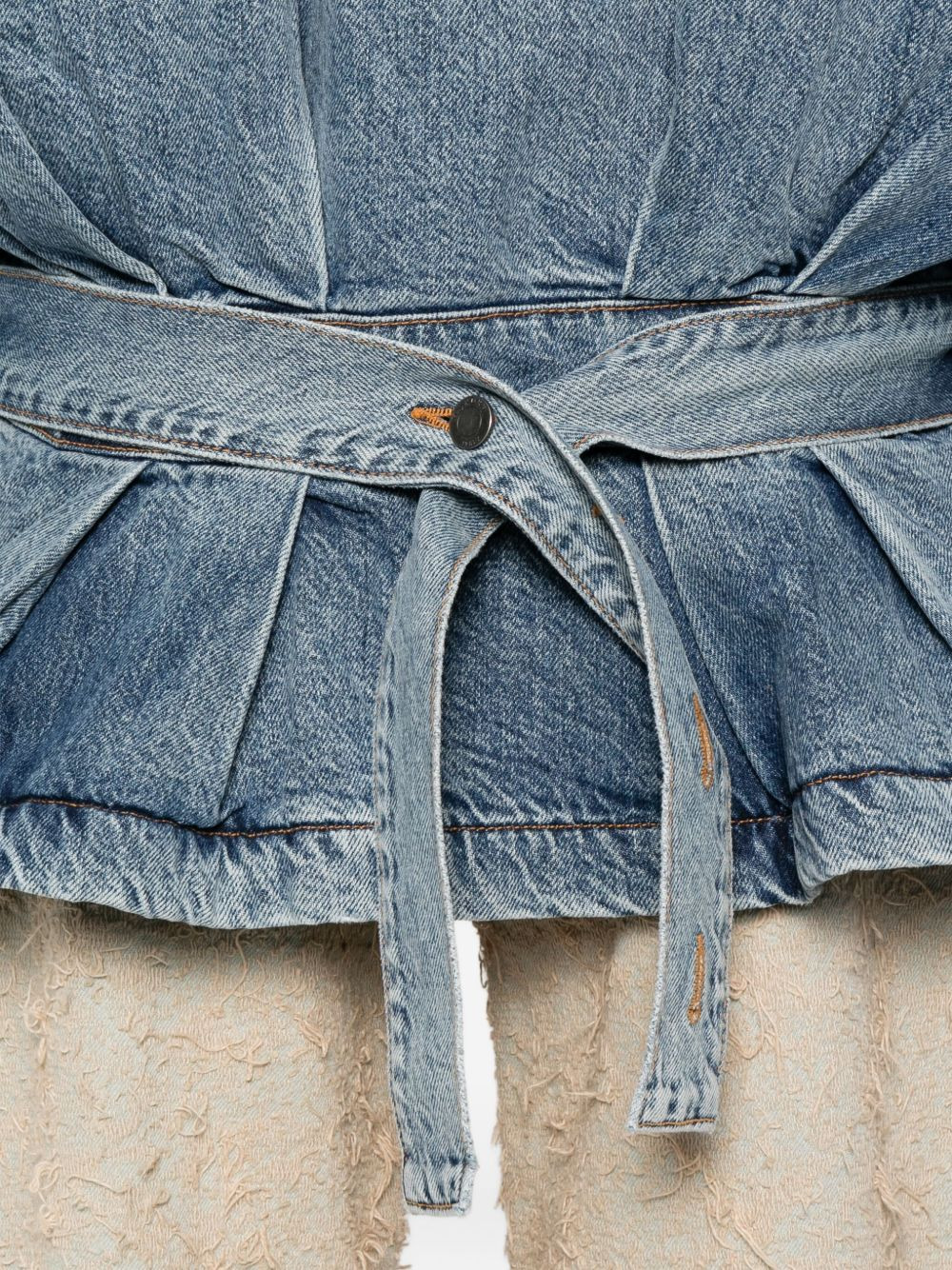 June zip-front denim jacket - 5