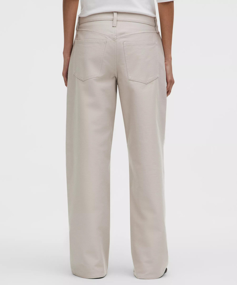 EasyFive Low-Rise Classic Wide-Leg Pant *Short 3