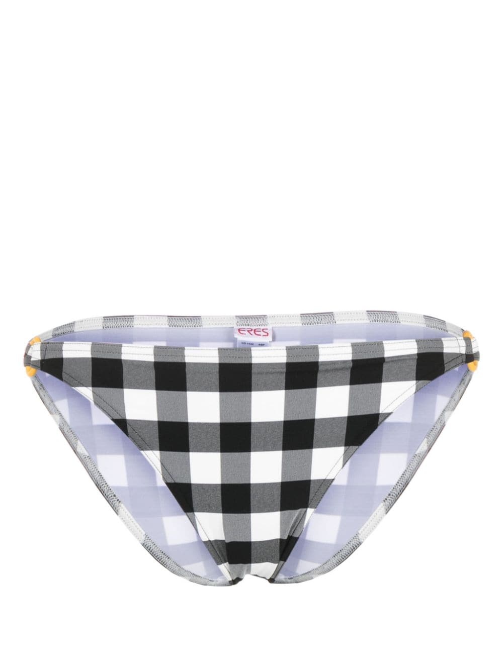 Abstrait gingham-check bikini bottoms - 1