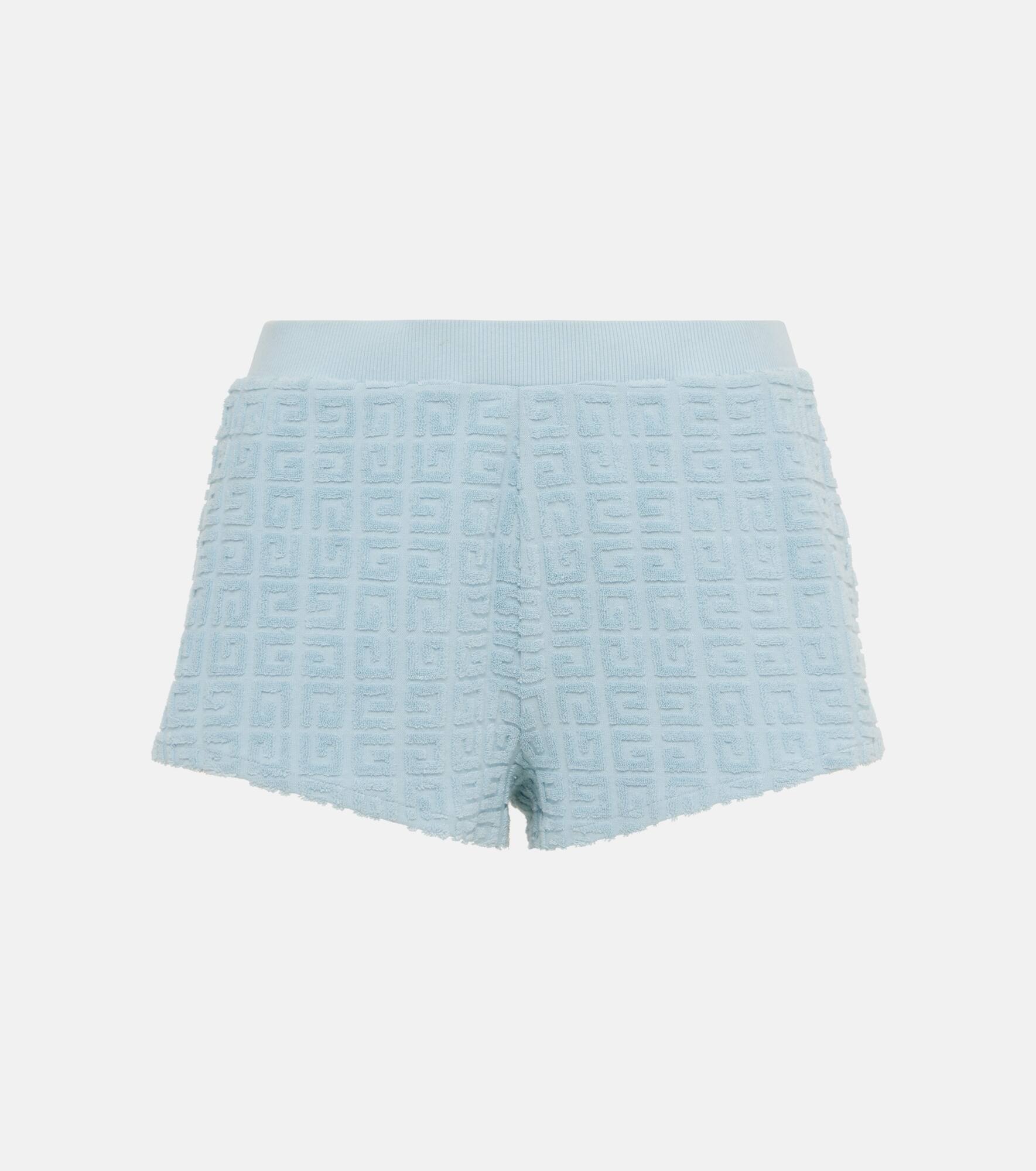 Plage 4G cotton-blend terry shorts - 1