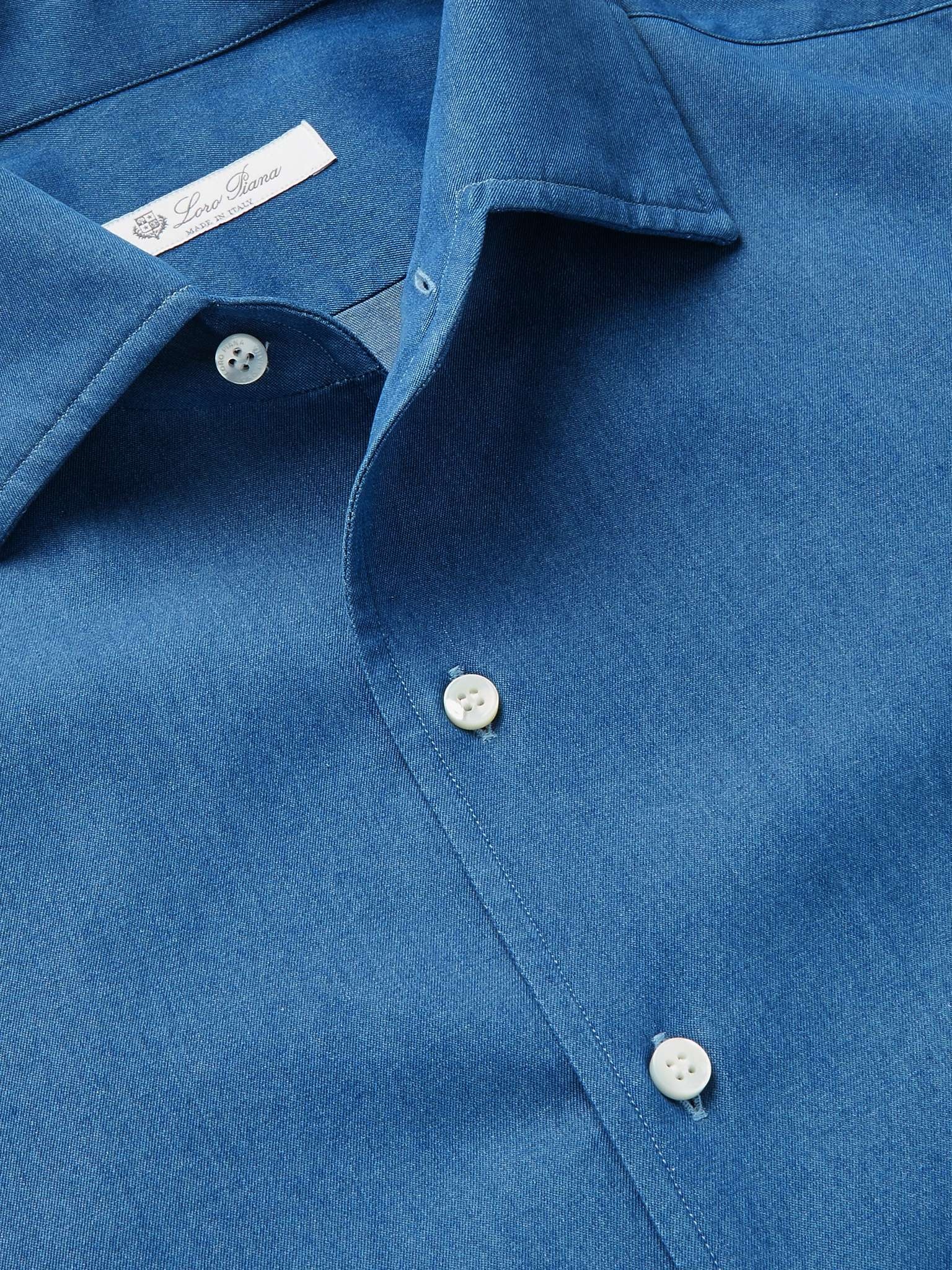 Andre Cotton-Chambray Shirt - 6