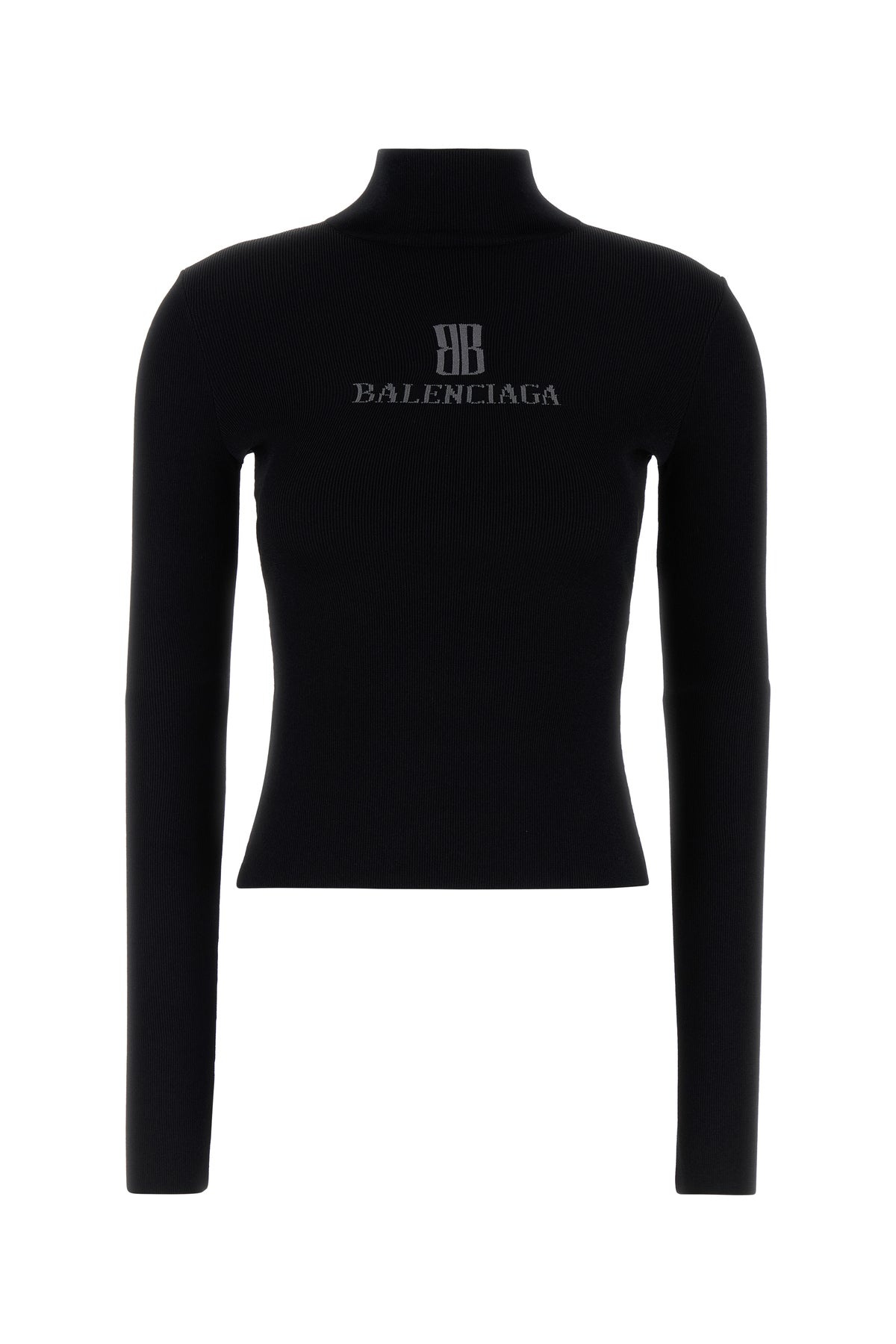 Black viscose blend top - 1