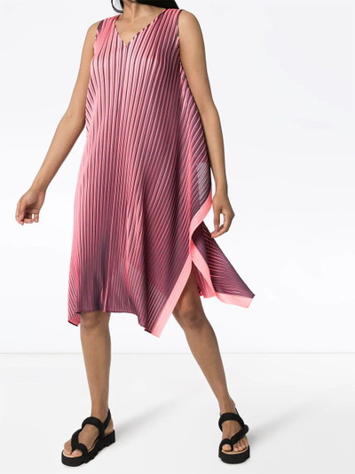 Pleats Please Issey Miyake Alt Bright plissé midi dress outlook