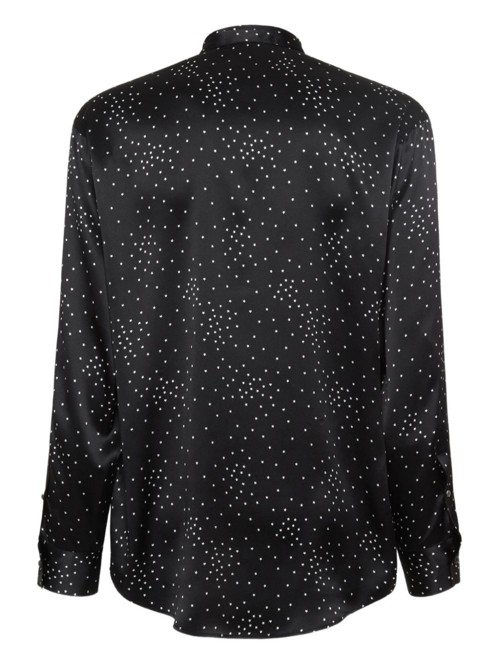 polka dot-print satin shirt - 2