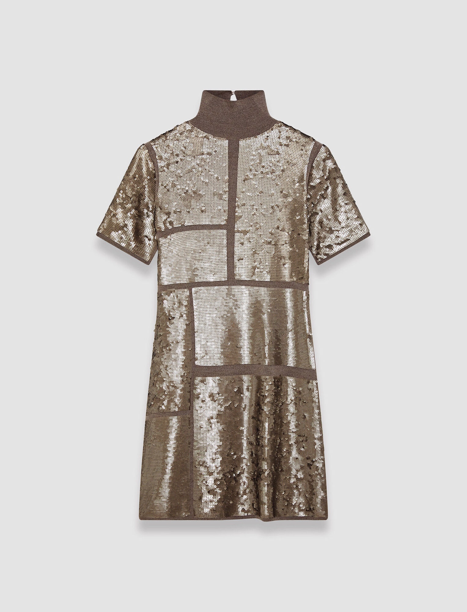 Sequins Knit Dress - 1