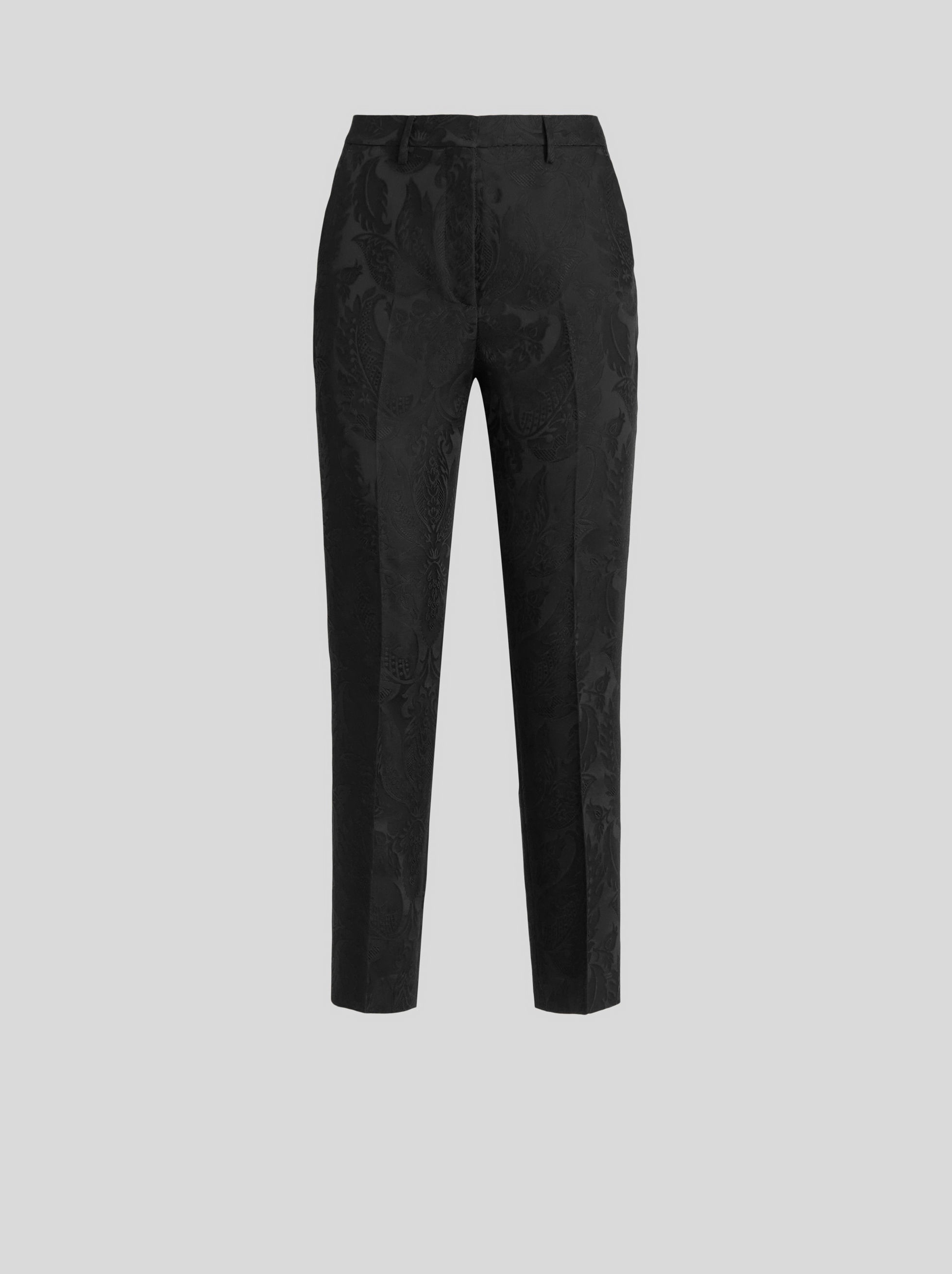 TAILORED JACQUARD TROUSERS - 1