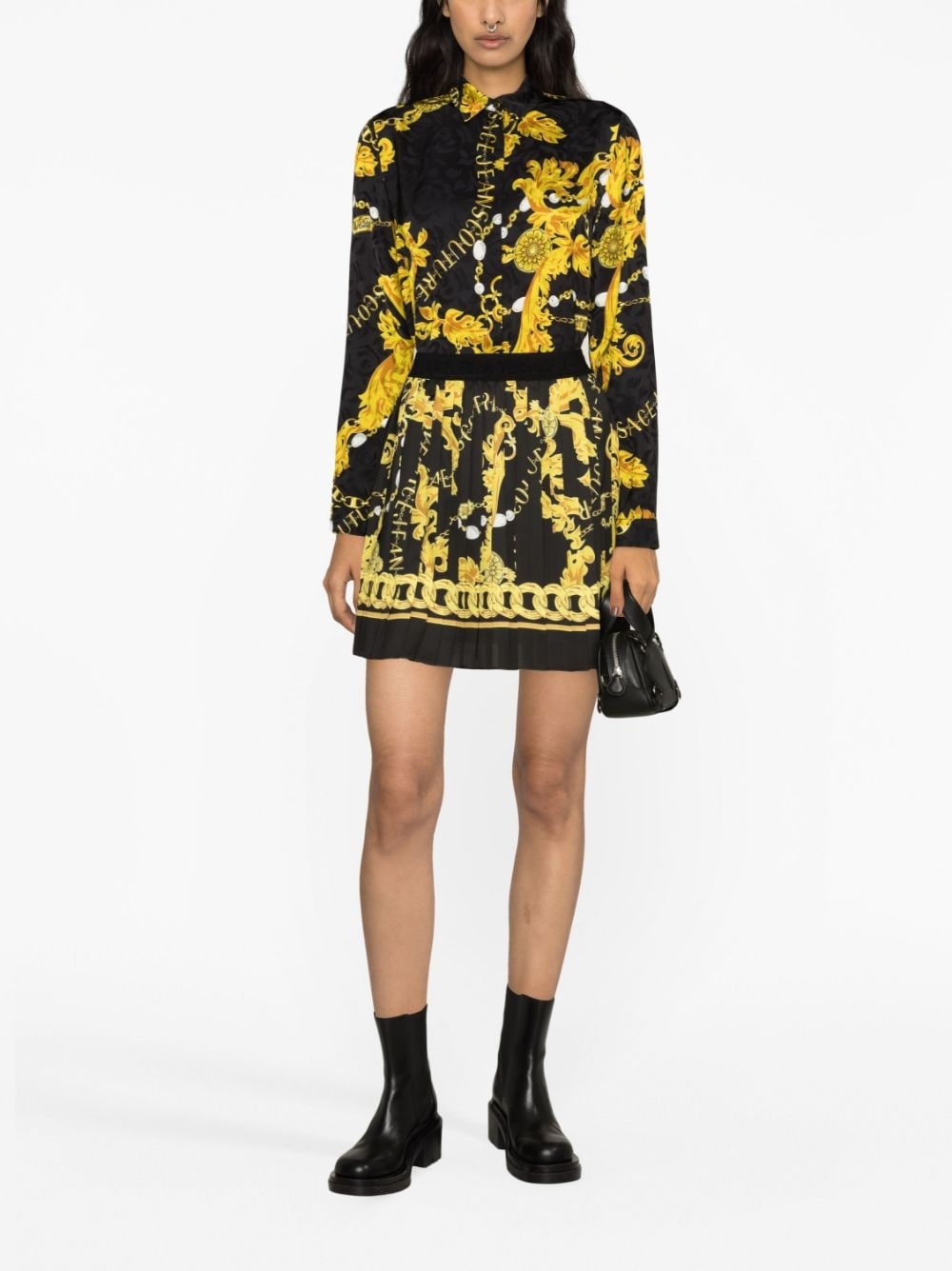 Logo Couture print blouse - 2
