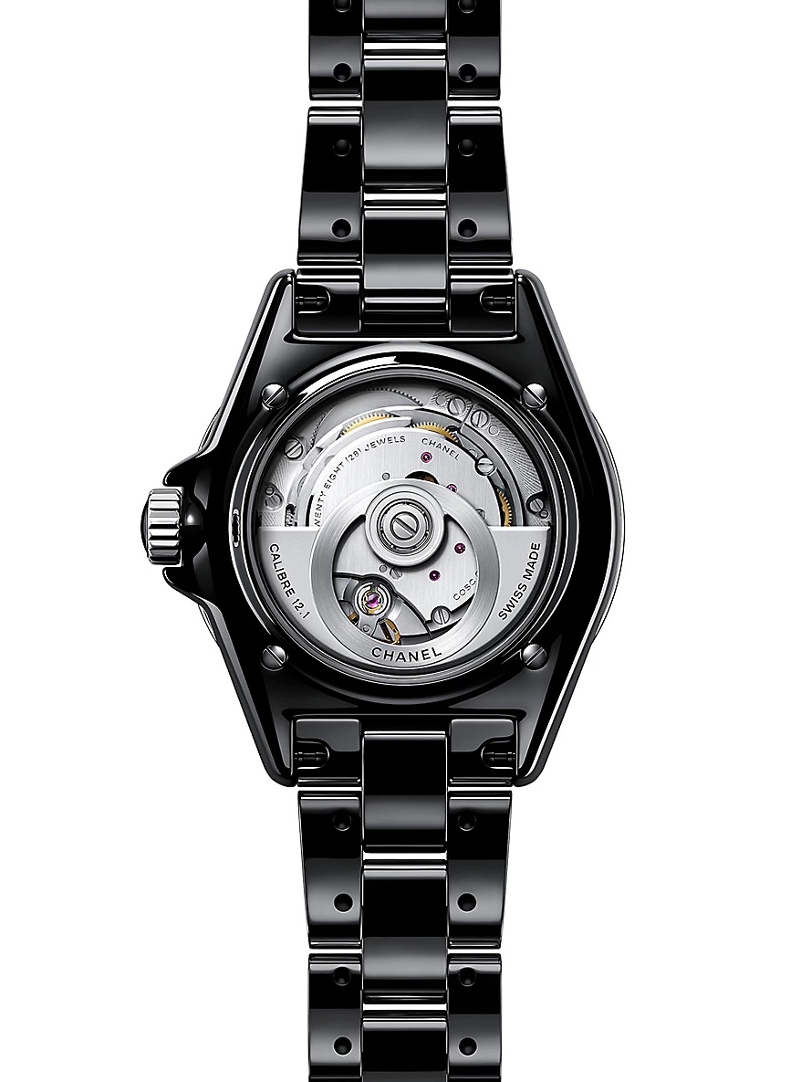 H5702 J12 automatic diamond, ceramic and steel watch - 2