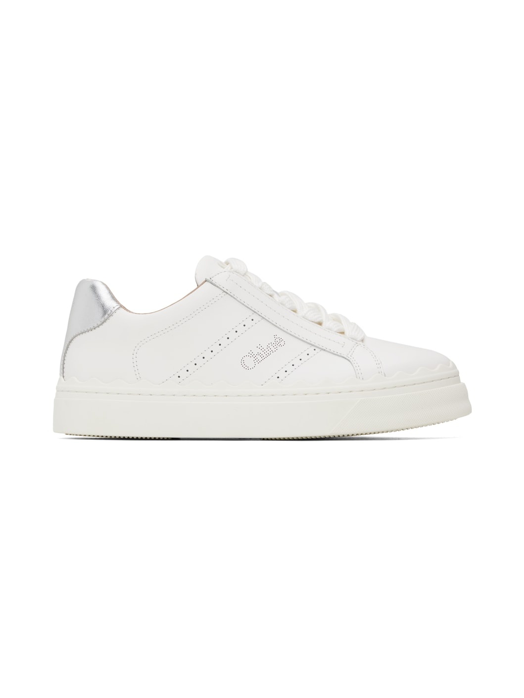 White Lauren Sneakers - 1