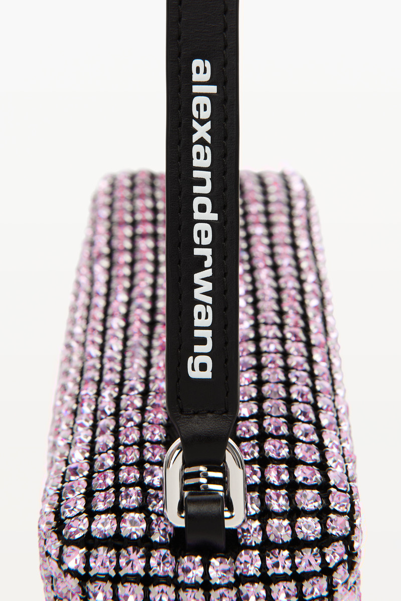 Alexander Wang HEIRESS MEDIUM POUCH IN CRYSTAL MESH outlook