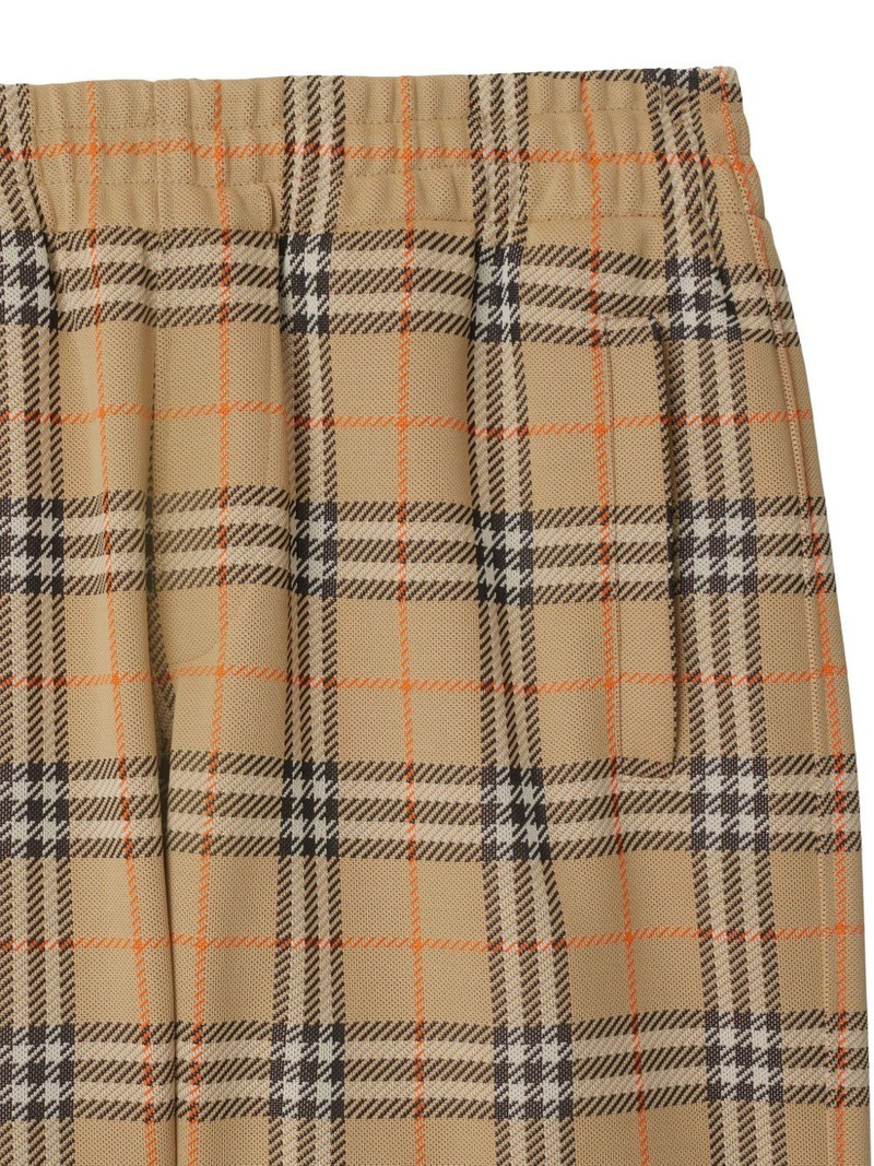 Burberry checked jersey shorts outlook