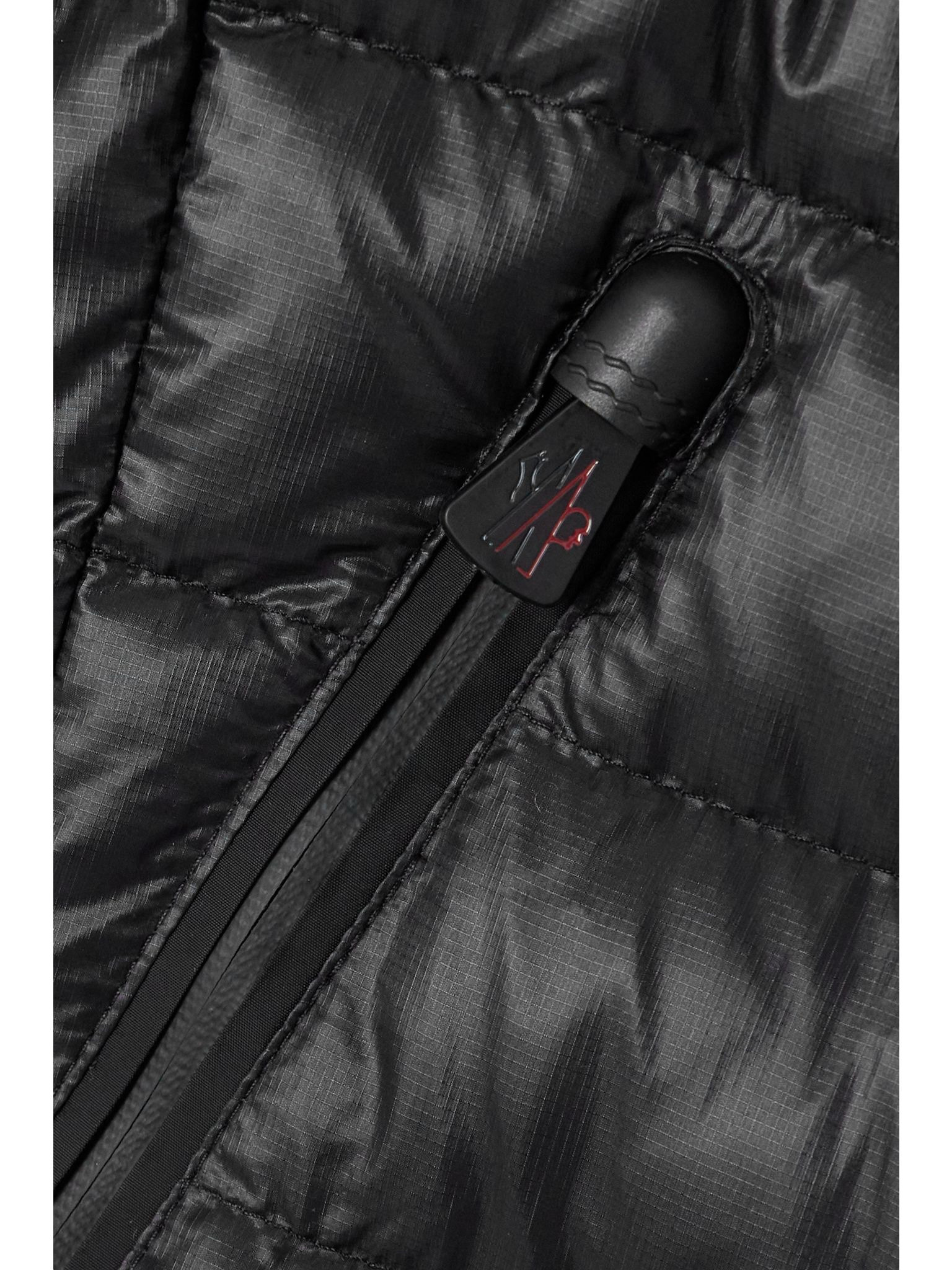 Walibi quilted ripstop down jacket Black - 5