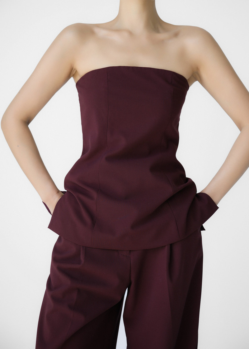 Abbie Trousers - Burgundy 7