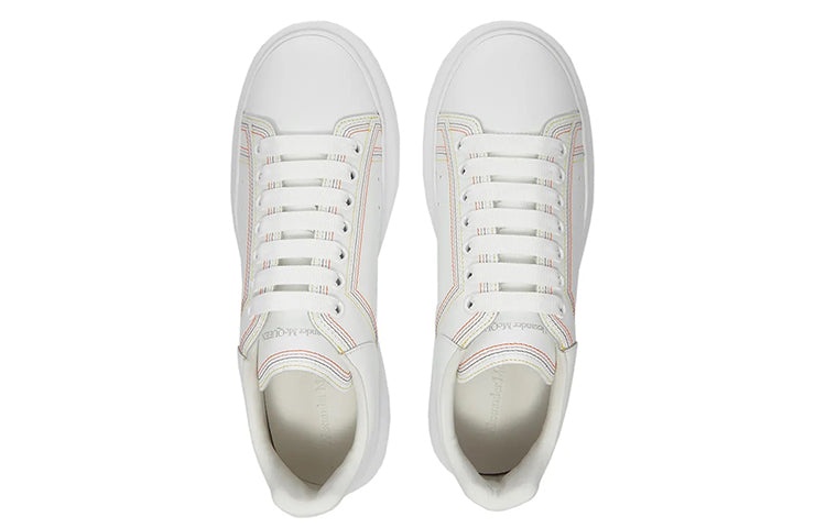 Alexander McQueen Oversized Sneaker 'Embroidered White Multi' 662639WIA4R9035 - 3