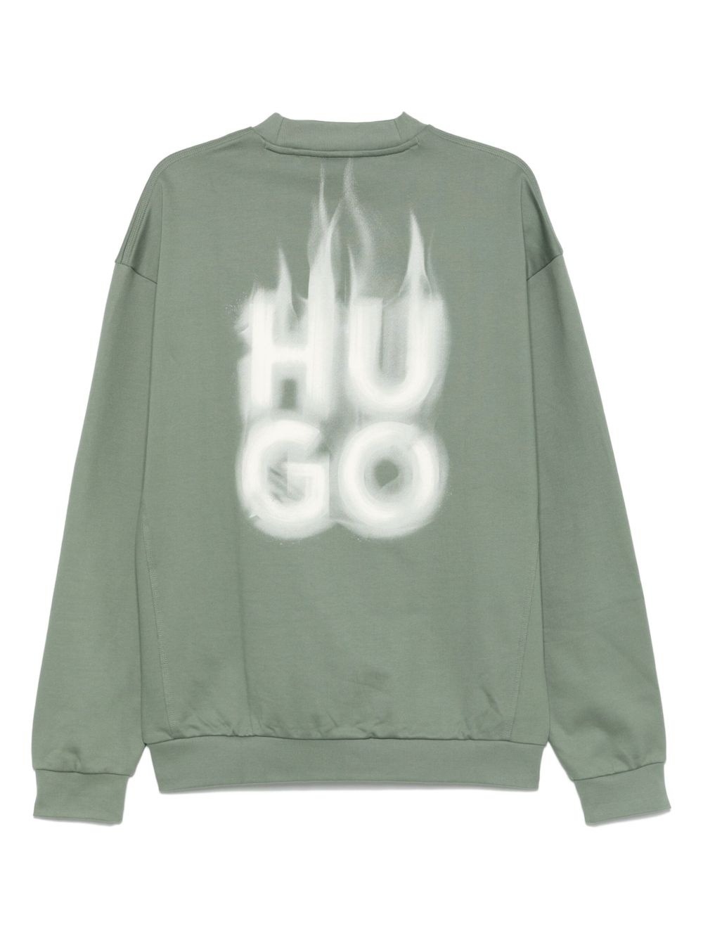 smoke-logo sweatshirt - 2