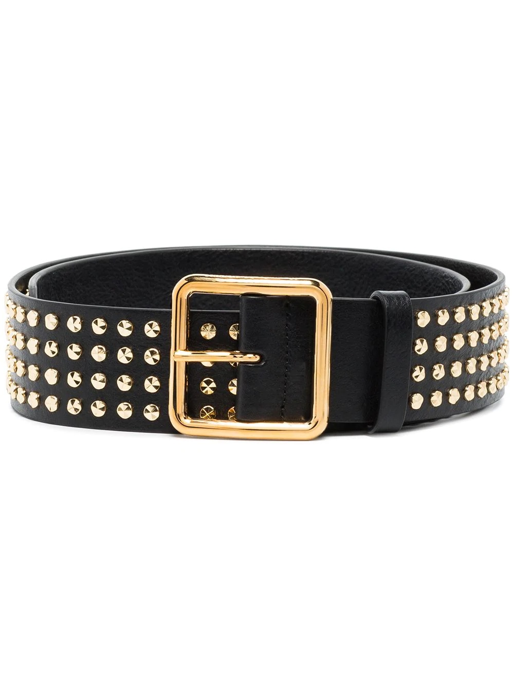 studded buckled belt - 1