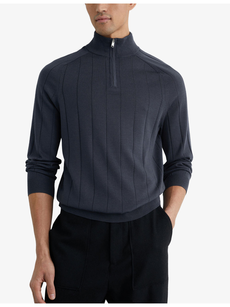 Findlay Funnel-Neck Wool Jumper 3