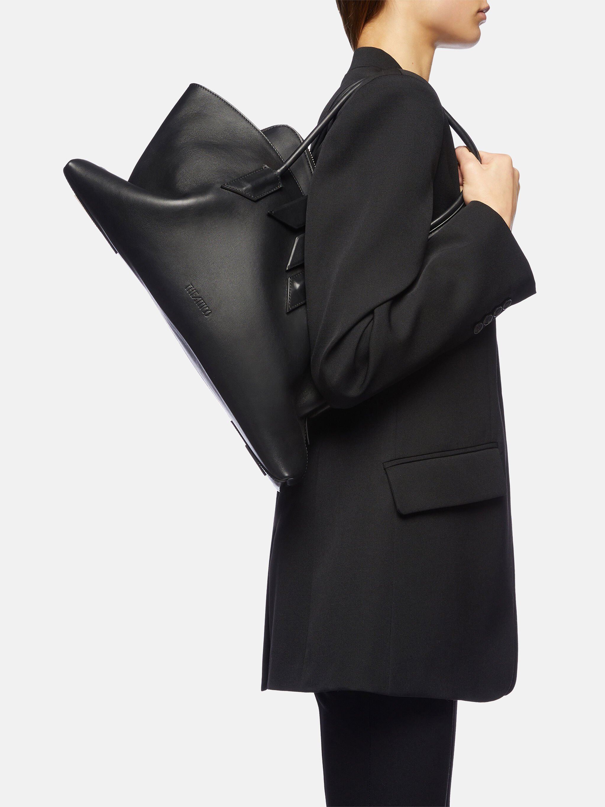 ''LA PASSEGGIATA MEDIUM'' BLACK TOP HANDLE - 2