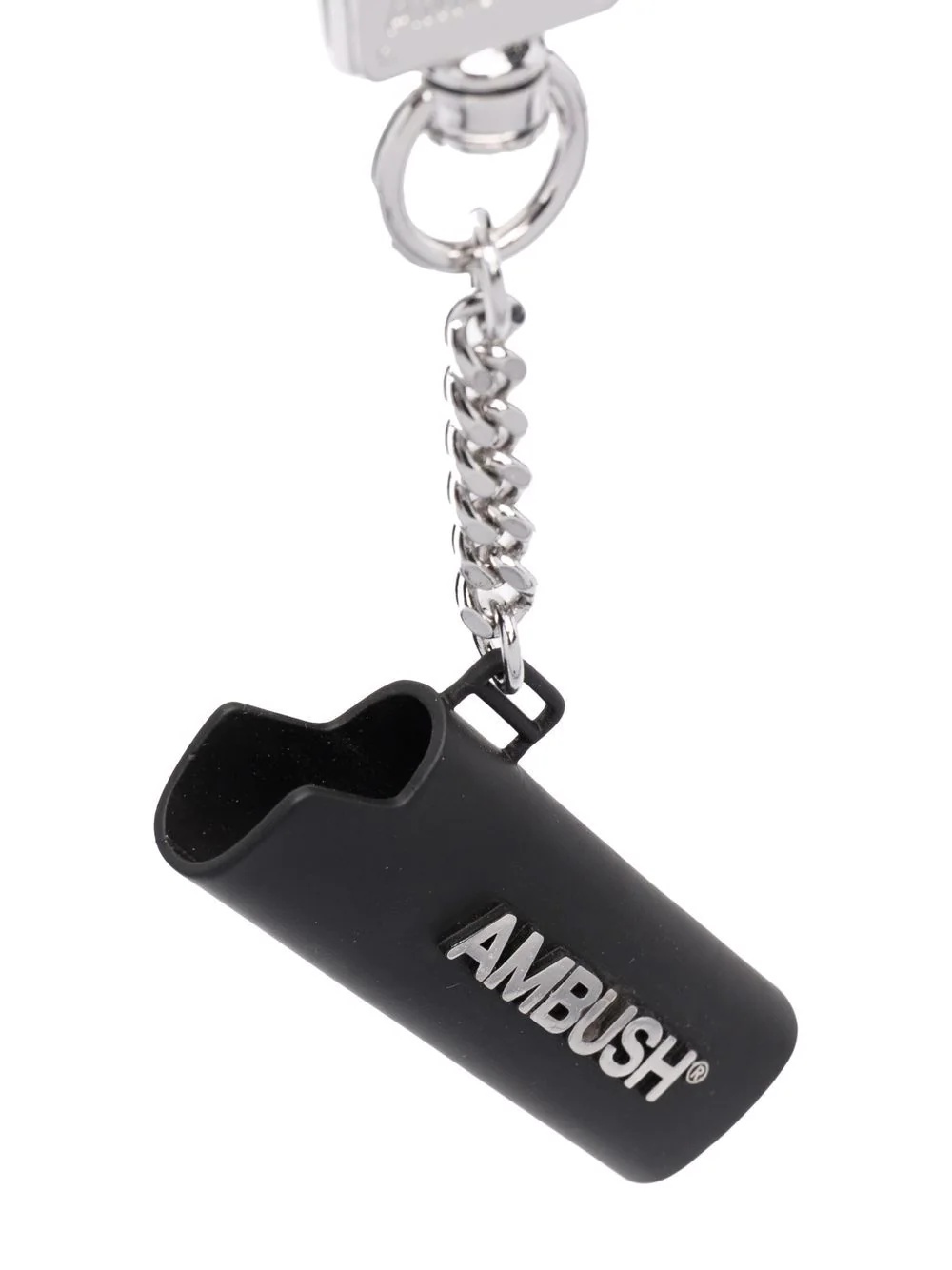 logo-lettering lighter case keychain - 2