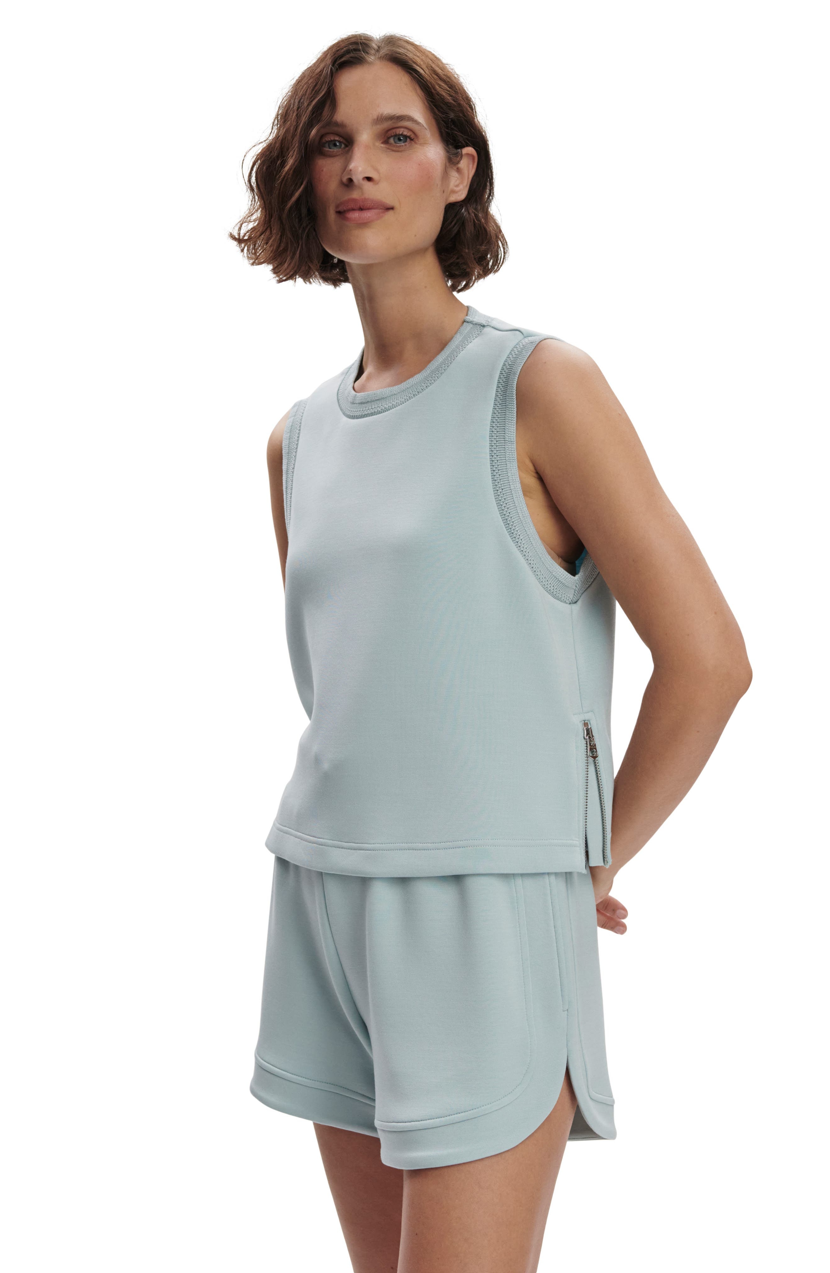 Varley Shea Crop Tank in Ether Blue at Nordstrom - 7