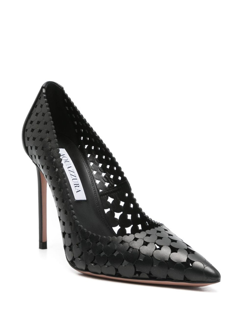 AQUAZZURA 105mm Amourose pumps outlook