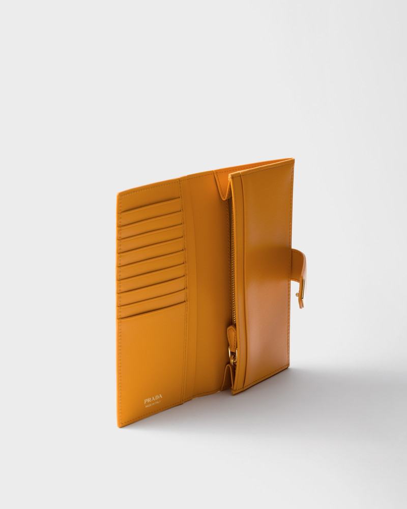 Large Saffiano and smooth leather wallet 4