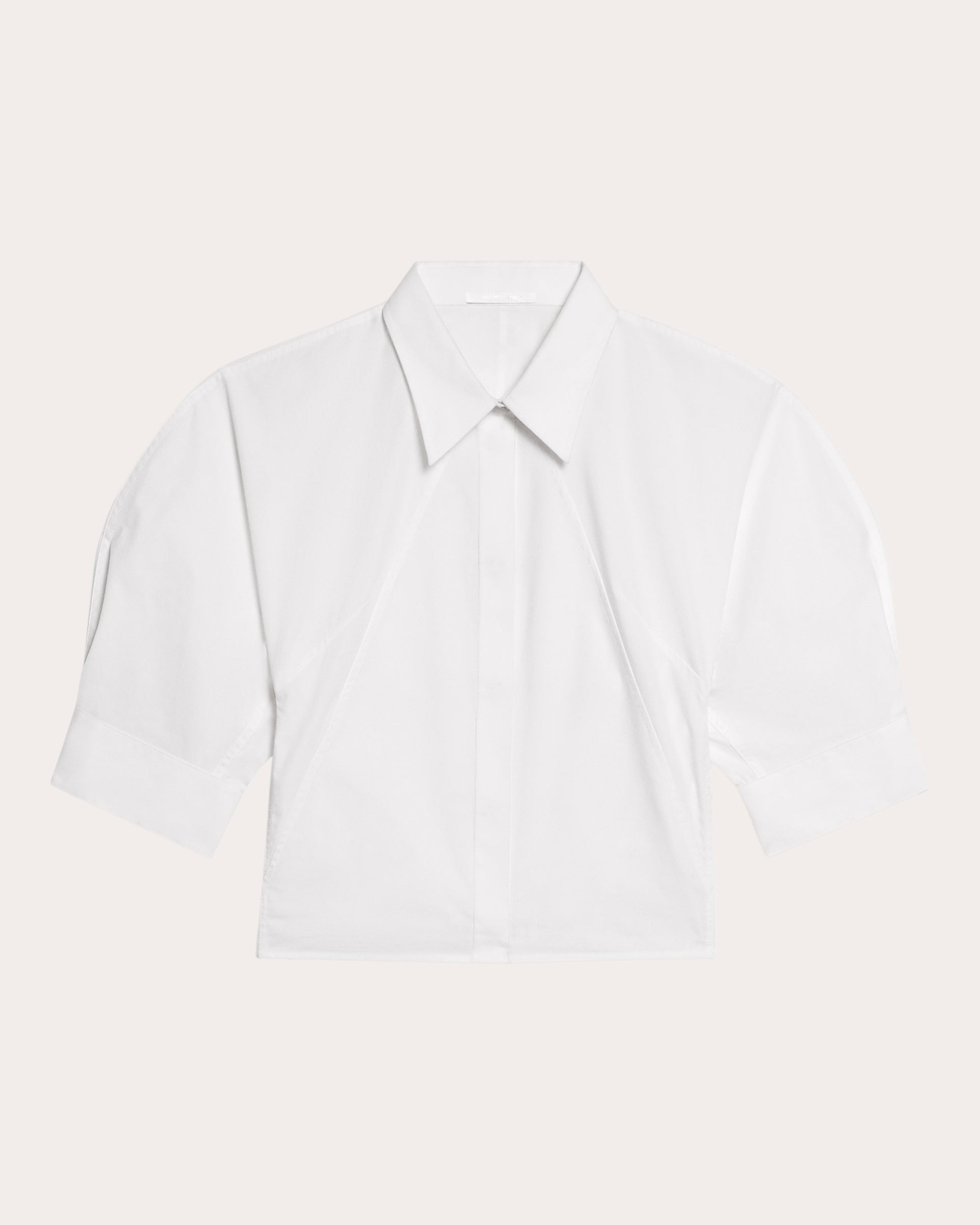 Cotton Poplin Articulated Puff-Sleeve Shirt - 6