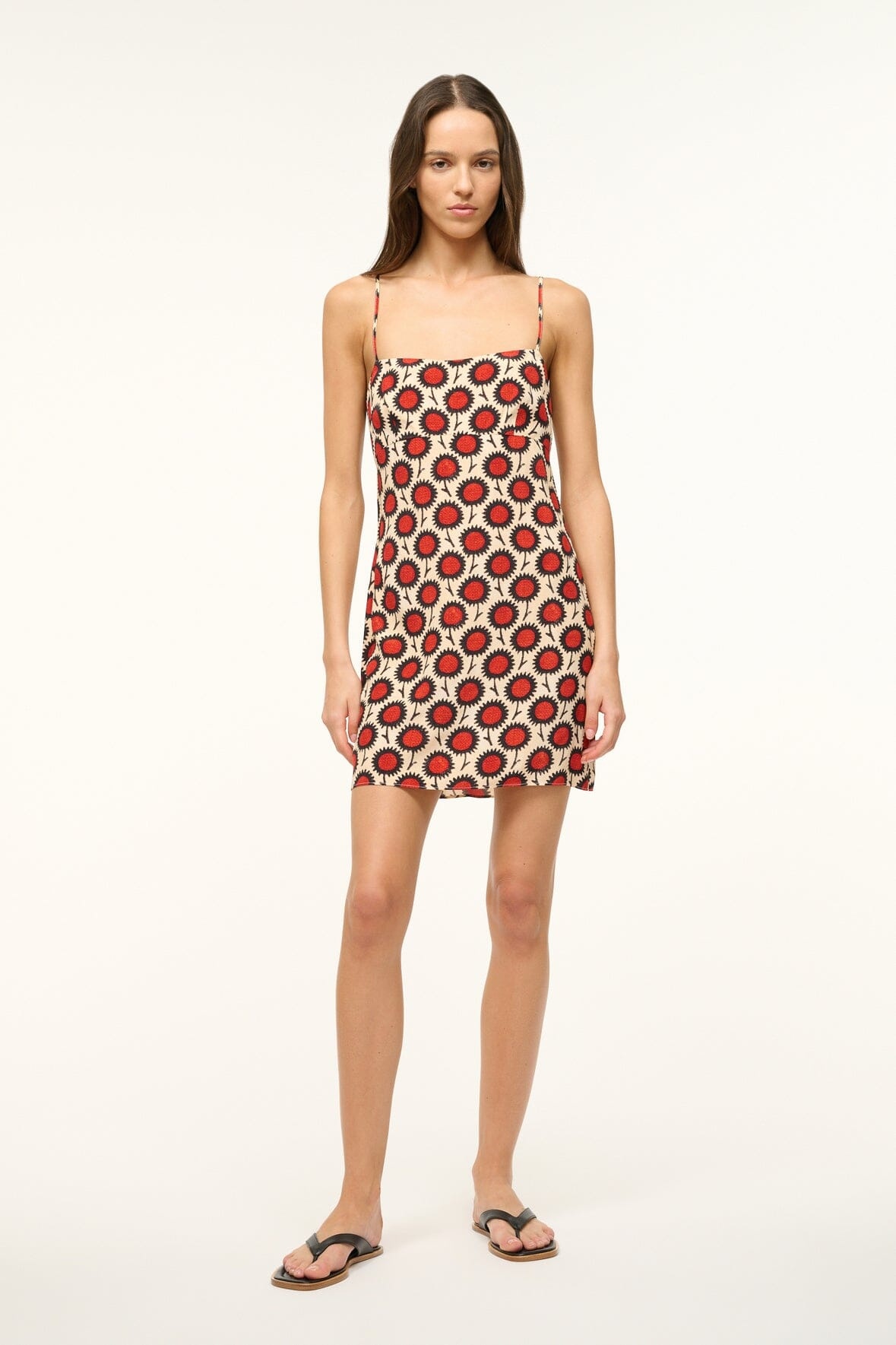 STAUD REMINGTON DRESS SUNFLOWER - 5