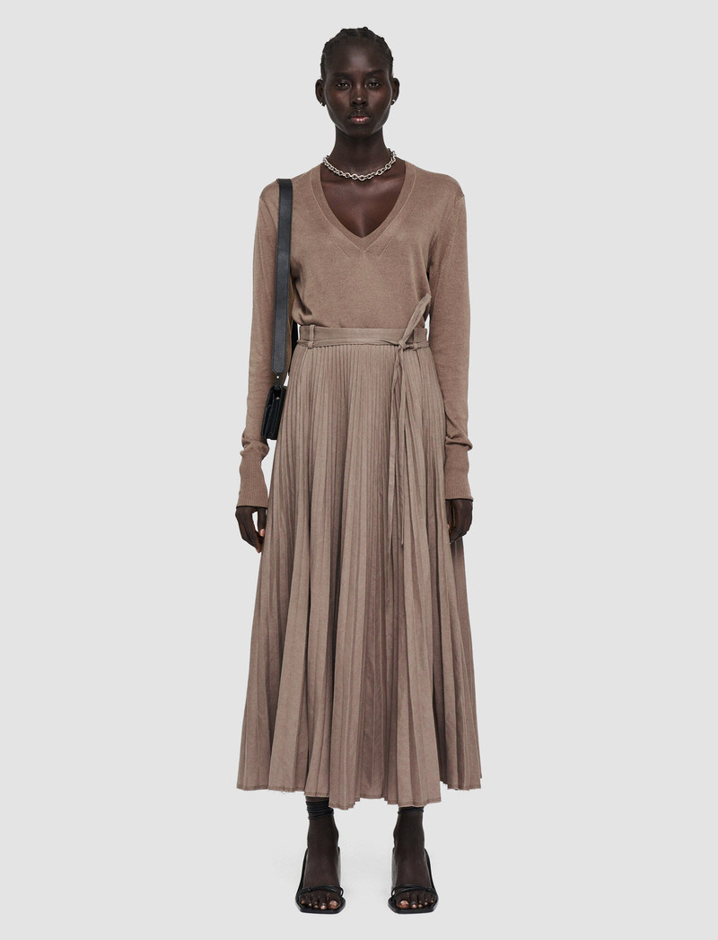 JOSEPH Linen Cotton Siddons Skirt outlook